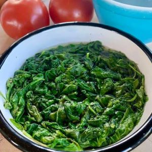 Blanched Palak