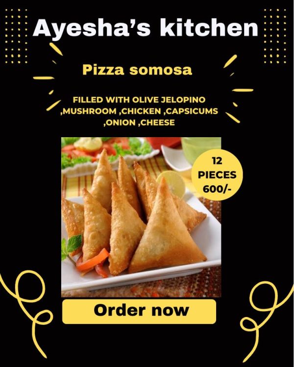 Pizza Somosa (12 pcs)