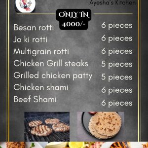 Diet menu