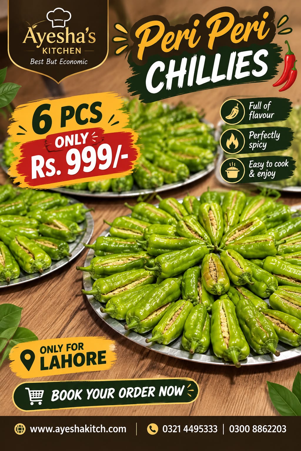 Jumbo peri peri (6pcs)